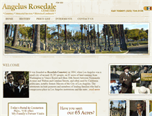 Tablet Screenshot of angelusrosedale.com